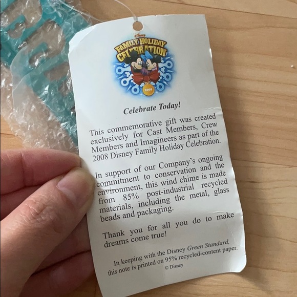 Disney LE Cast Member Exclusive Wind Chime - Picture 2 of 3